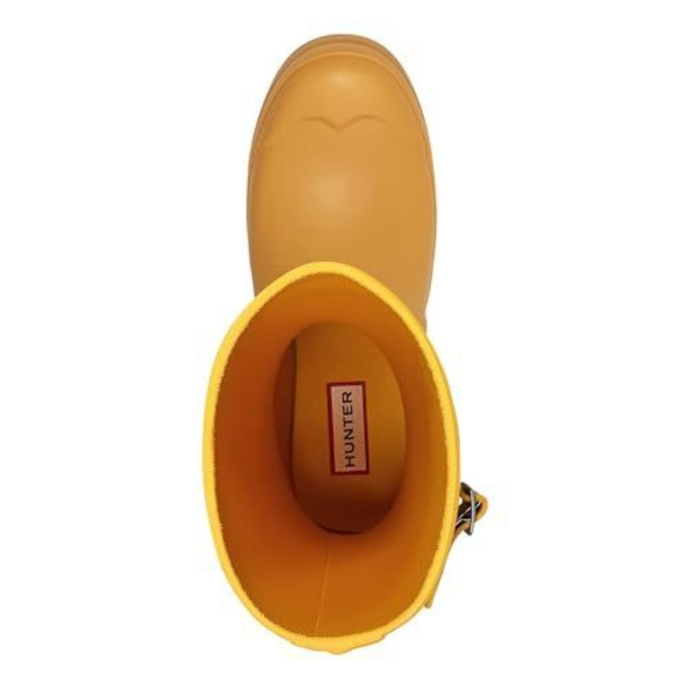 HUNTER WOMEN'S ORIGINAL SHORT RAIN BOOTS, YELLOW, 7 - Picture 4 of 5